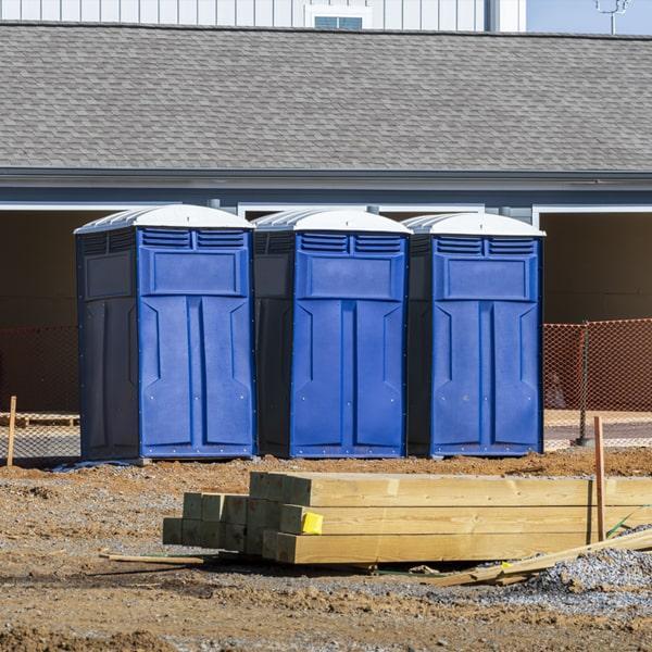 Heavy-duty construction site porta potty in Abilene, Texas